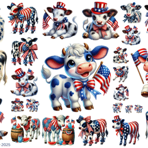 July 4th Cow