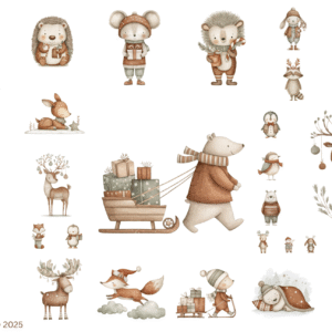 Neutral Christmas Animals