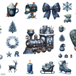 Winter Blue Christmas