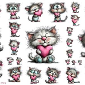 Cute Kitten Valentine