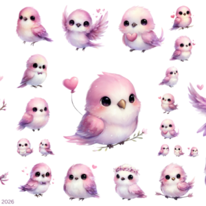 Cute V Day Birds