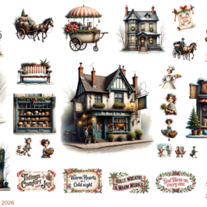 Old Time Christmas Town 1