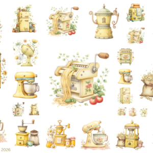 Vintage Kitchen Baking 1