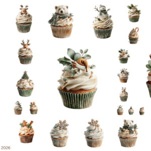 Christmas Cupcakes 5