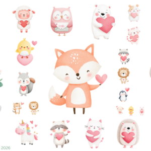 Cute Animal Valentine 3