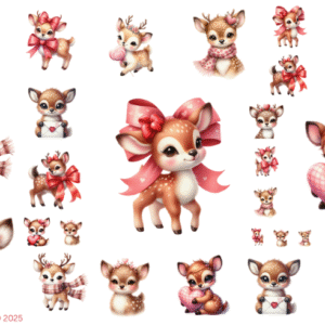Cute Valentine Deer