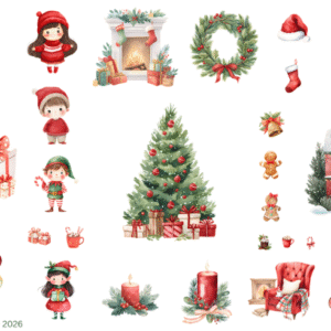 Cute Watercolor Christmas
