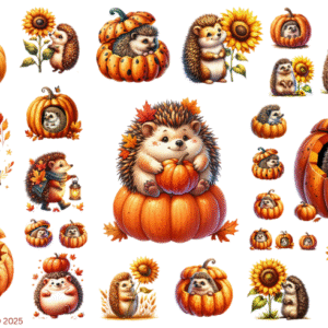 Hedgehog Harvest Pumpkins