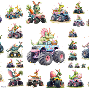 Monster Easter Dino Truck