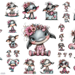 Quirky Valentine Dolphins