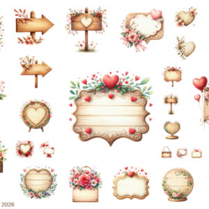 Valentines Wood Signs