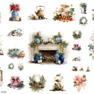 Warm Home Transparent Waterproof Peel and Stick, Sticker Sheet