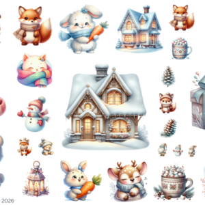 Warm Winter Cozy Cabin