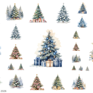 Winter Christmas Trees 2