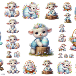 Easter Egg Lambs 2