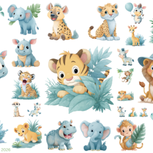 Soft Safari Animals