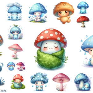 Baby Kawaii Mushroom