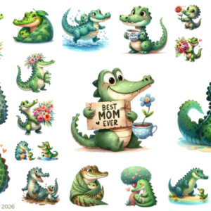 Best Mom Ever Crocodile