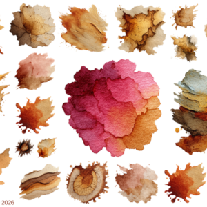 Boho Watercolor Splashes 1