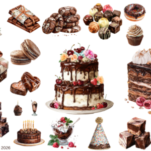 Chocolate Dessert Birthday