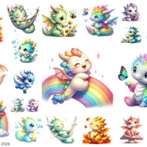 Colorful Dragons 1