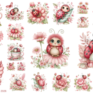 Cute Adorable Lady Bug