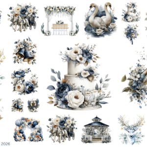 Blue Wedding Things