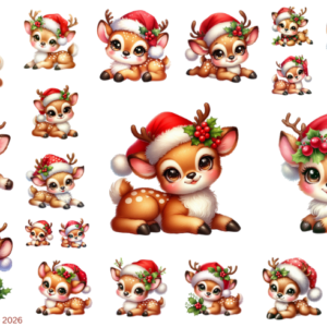 Adorable Christmas Reindeer