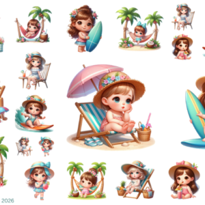 Baby Girl At the Beach