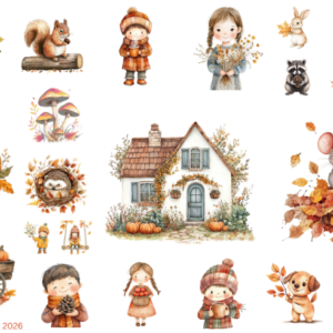 Country Woodland Fall Home