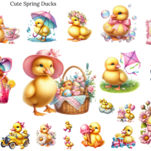 Cute Spring Ducks