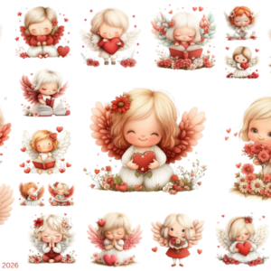 Cute Valentine Angels