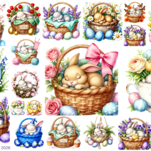 Happy Easter Sleeping Bunny