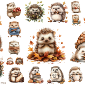 Hello Fall Hedgehog