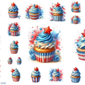 July 4th Cupcakes