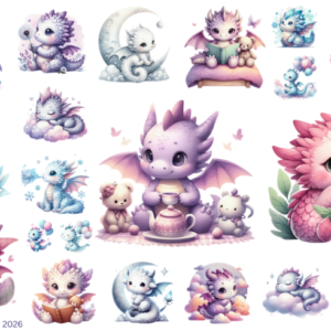 Pastel Dragons 1