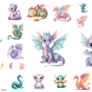 Pastel Dragons