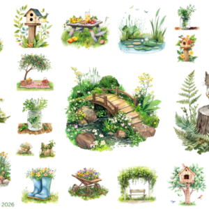 Spring Back Yard Garden