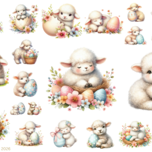 Spring Easter Lamb