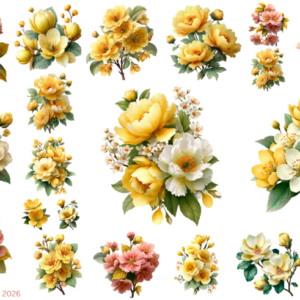 Spring Flowers Of Yellow