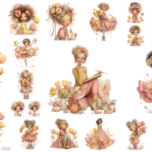 Spring Tulip Yellow Girls