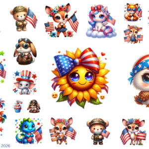USA Patriotic Animals