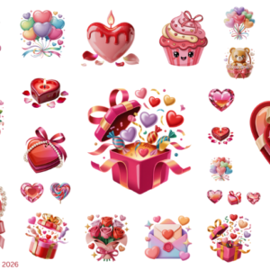 Valentine Love Hearts